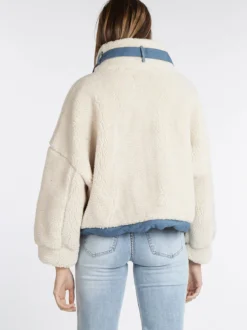 New Collection Giacca corta teddy oversize