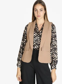 New Collection Gilet donna tinta unita