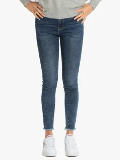 New Collection Jeans push up sfrangiato da donna