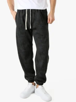 New Dream Pantaloni sportivi da uomo con coulisse ed elastico sul finale - nero