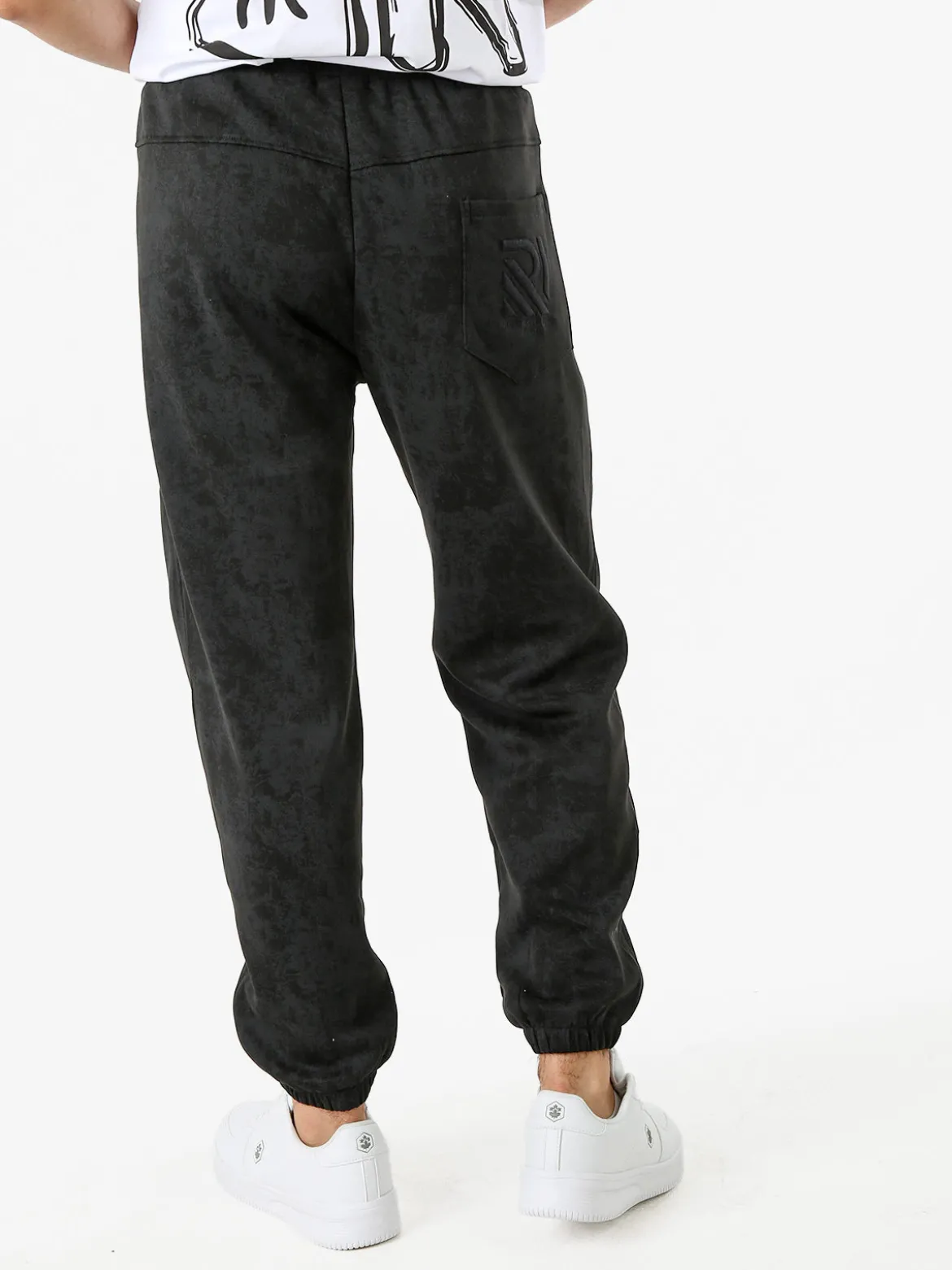 New Dream Pantaloni sportivi da uomo con coulisse ed elastico sul finale - nero