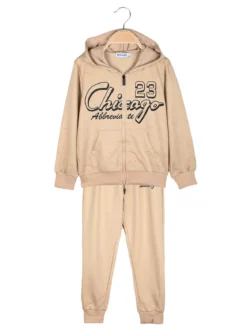 New Kids Completo tuta da ragazzo con cappuccio e zip