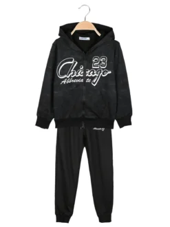 New Kids Completo tuta da ragazzo con cappuccio e zip
