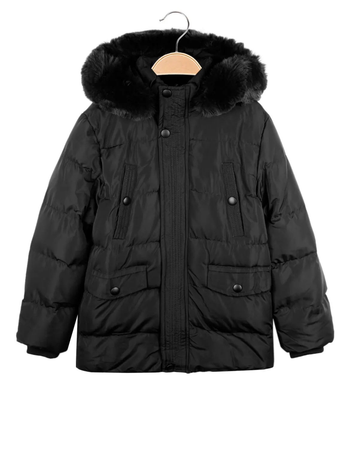 New Kids Giubbino imbottito da bambino con cappuccio