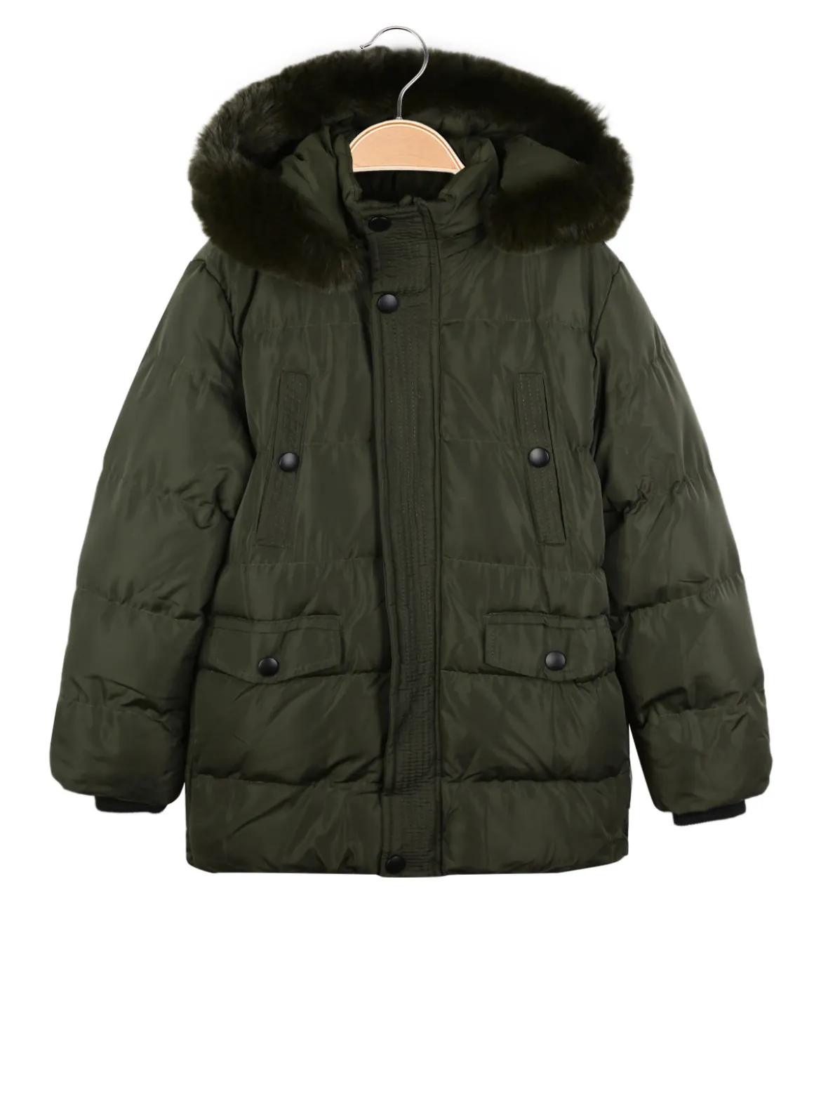 New Kids Giubbino imbottito da bambino con cappuccio