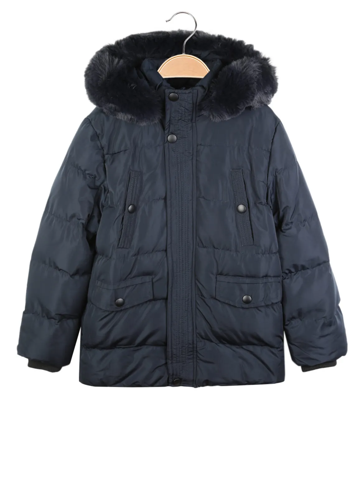 New Kids Giubbino imbottito da bambino con cappuccio