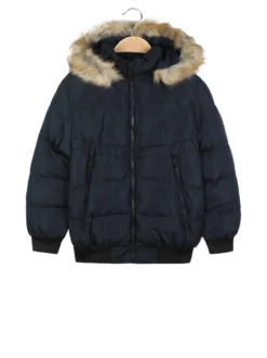 New Kids Piumino imbottito da bambino con cappuccio