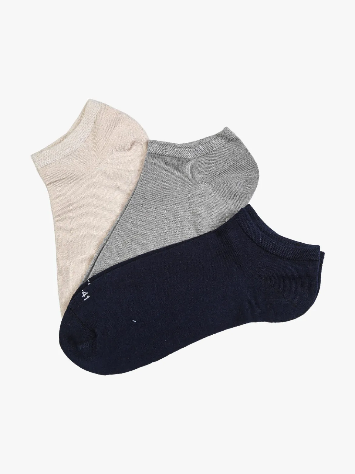 North Pole Confezione da 3 paia di calze sneakers da donna in bamboo