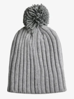 Norway Cappello donna in maglia con pompon - grigio