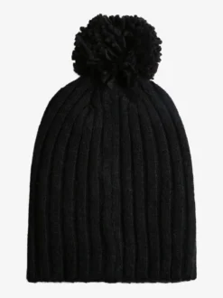 Norway Cappello donna in maglia con pompon - nero