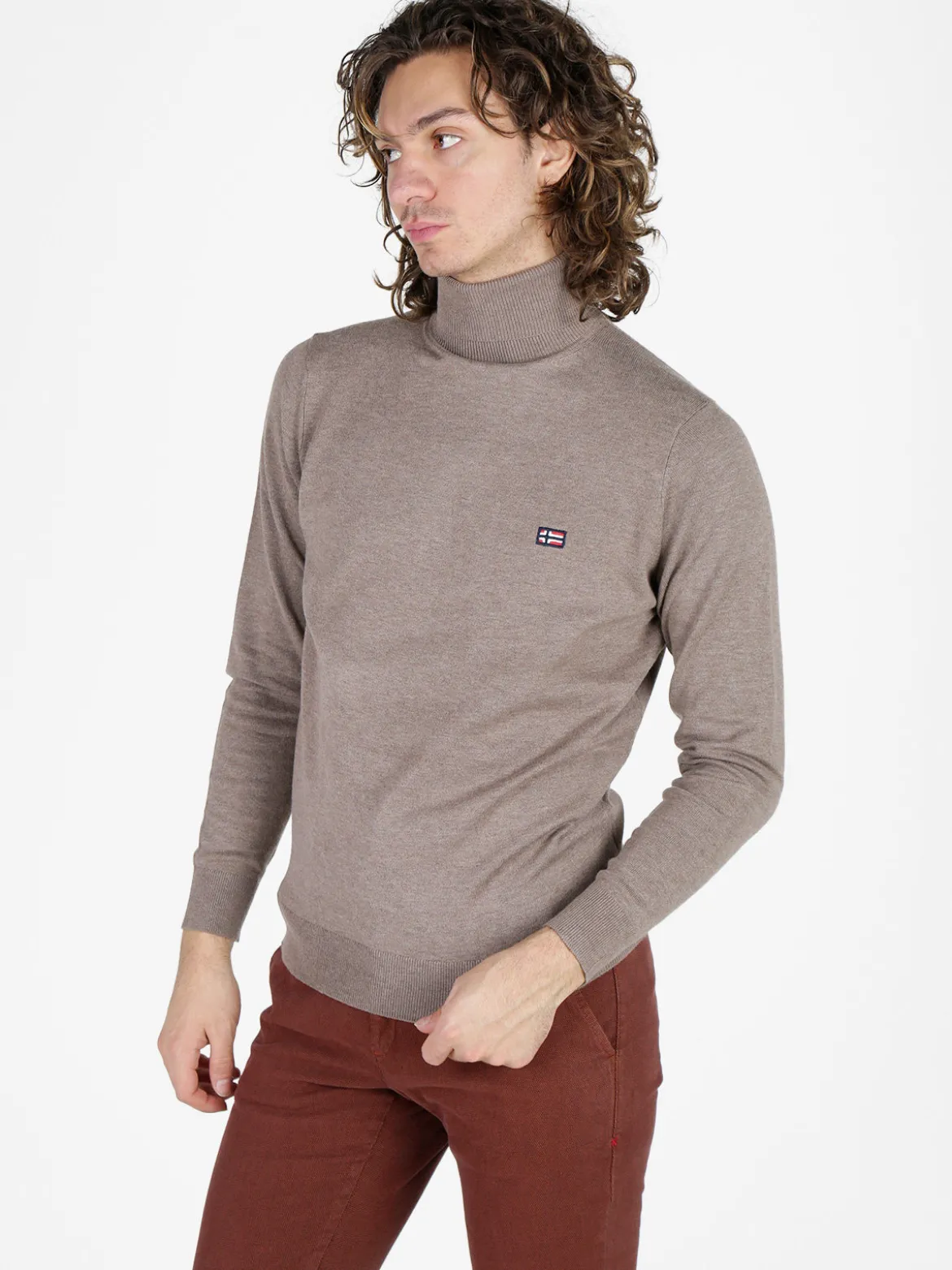 Norway Dolcevita da uomo in maglia