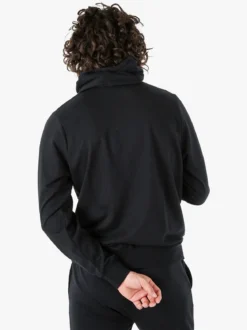 Norway Felpa da uomo full zip con cappuccio - nero