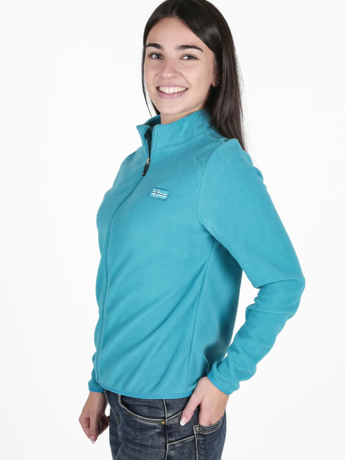 Norway Felpa donna in pile full zip