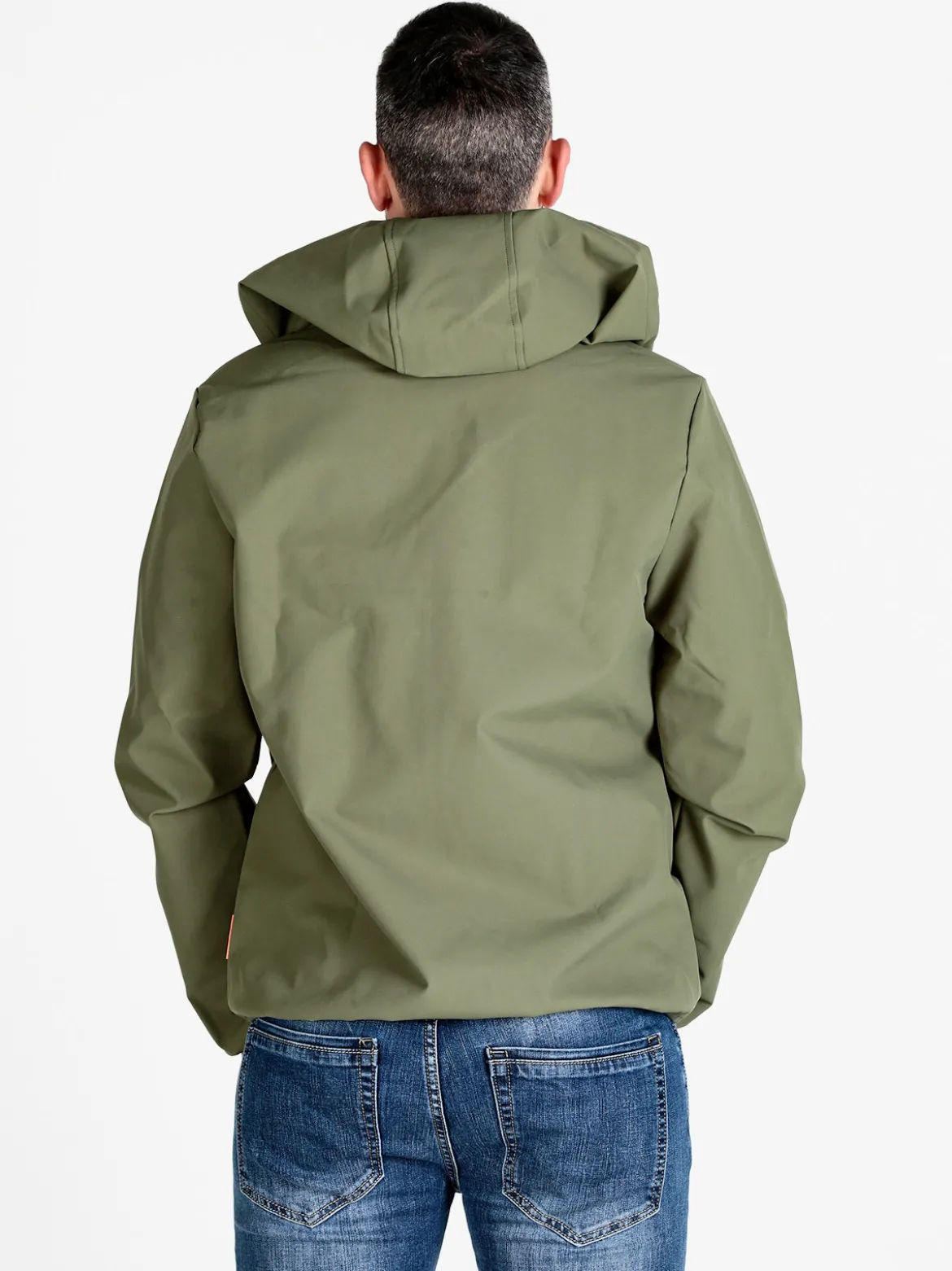 Norway Giacca a vento da uomo impermeabile con cappuccio e zip