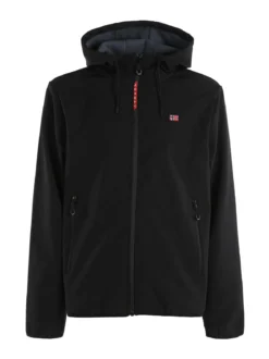 Norway Giacca impermeabile da uomo con cappuccio e interno in pile