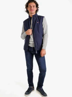 Norway Gilet da uomo con interno in pile - blu