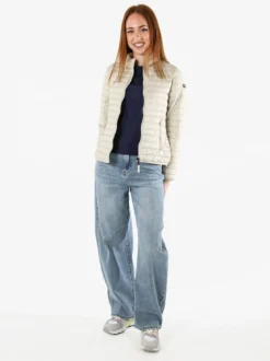 Norway Giubbino donna modello 100 grammi con zip - beige