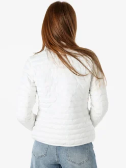 Norway Giubbino donna modello 100 grammi con zip - bianco