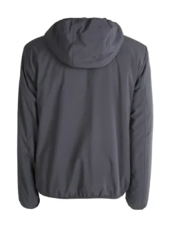 Norway Giubbotto impermeabile da uomo con cappuccio e zip - grigio scuro