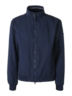 Norway Giubbotto uomo con zip e interno in pile - blu scuro