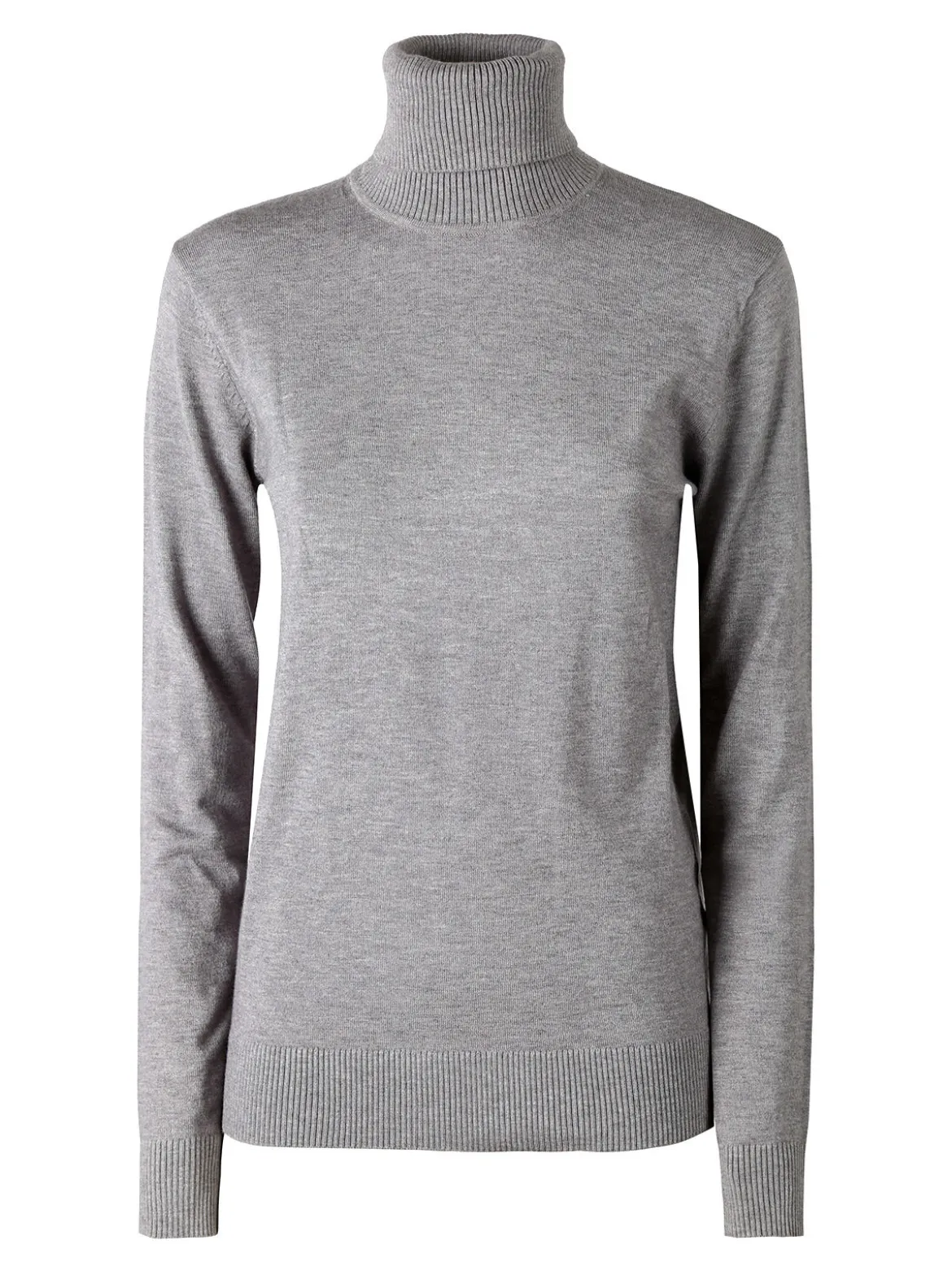 Norway Maglia dolcevita donna in tinta unita - grigio
