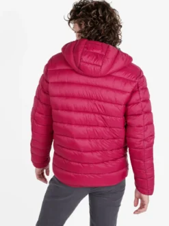 Norway Piumino da uomo con cappuccio e zip