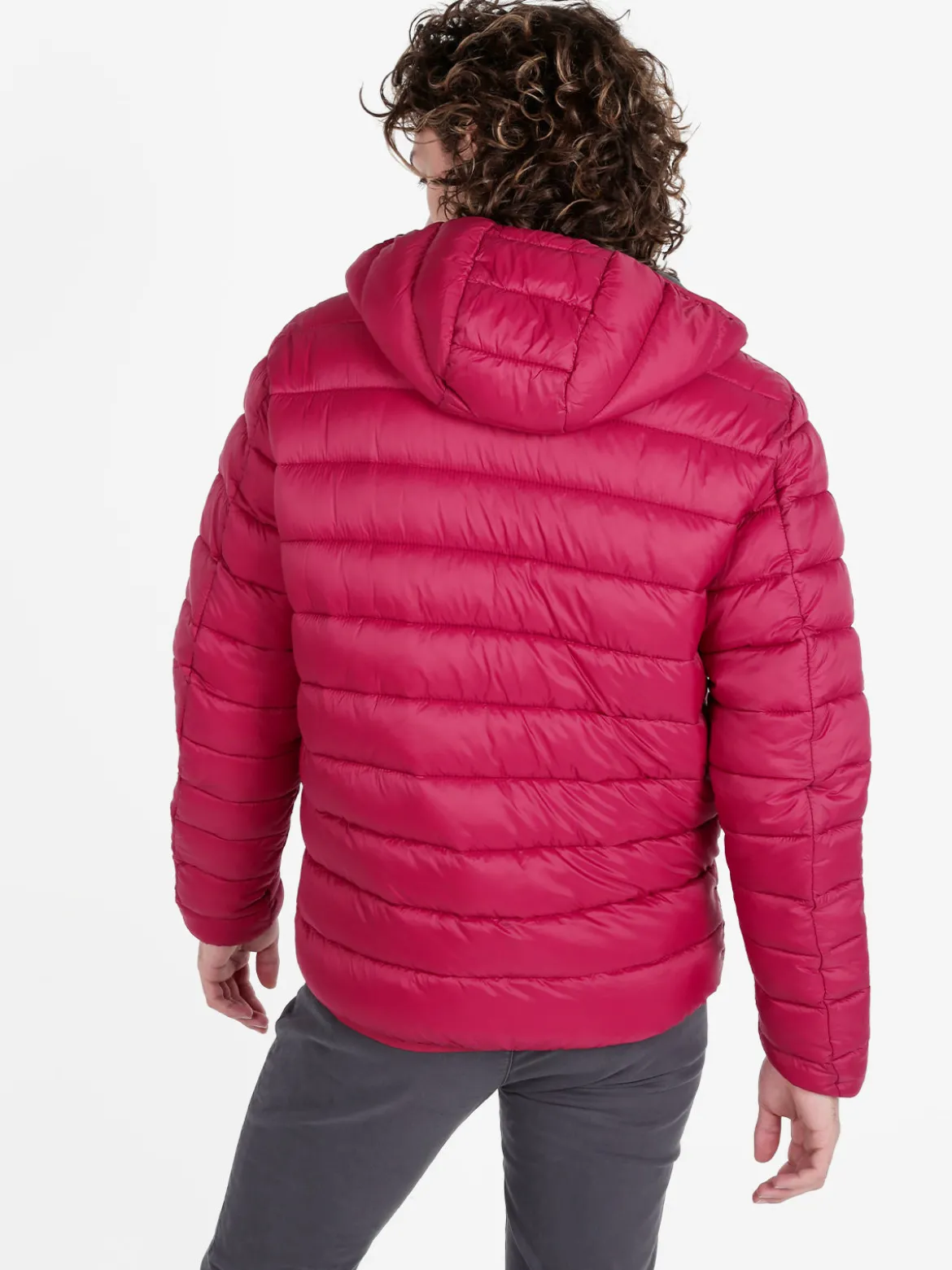 Norway Piumino da uomo con cappuccio e zip