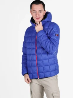 Norway Piumino da uomo reversibile con cappuccio