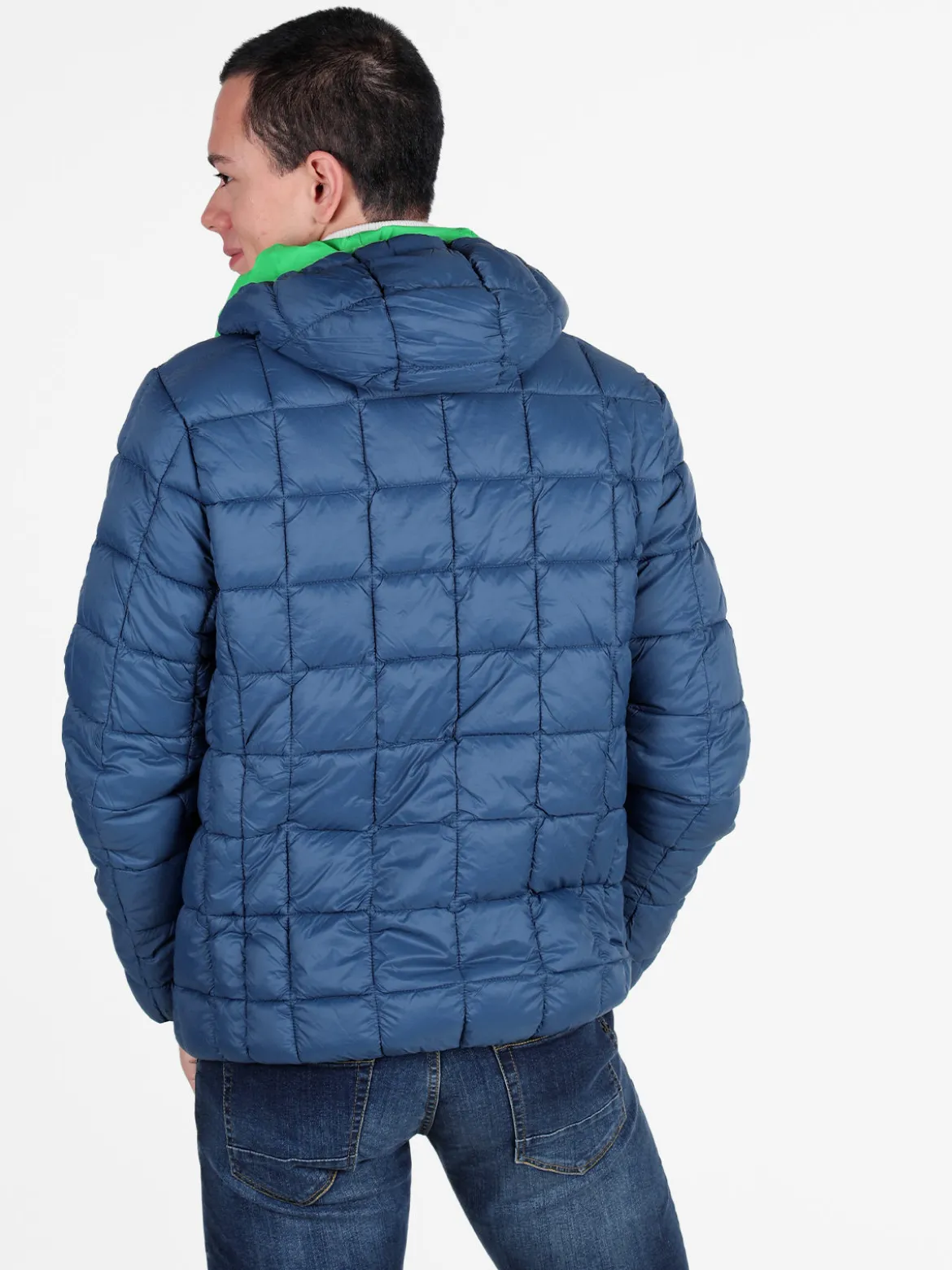 Norway Piumino da uomo reversibile con cappuccio