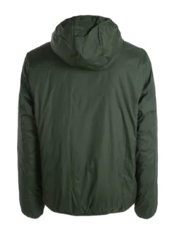 Norway Piumino da uomo reversibile con cappuccio - militare