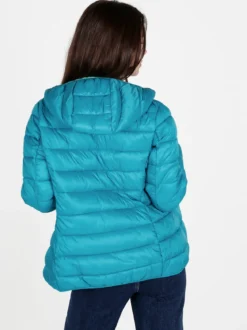 Norway Piumino donna con cappuccio e zip