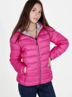 Norway Piumino donna con cappuccio e zip