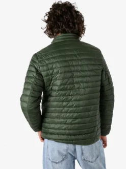 Norway Piumino leggero da uomo con zip - militare