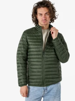 Norway Piumino leggero da uomo con zip - militare