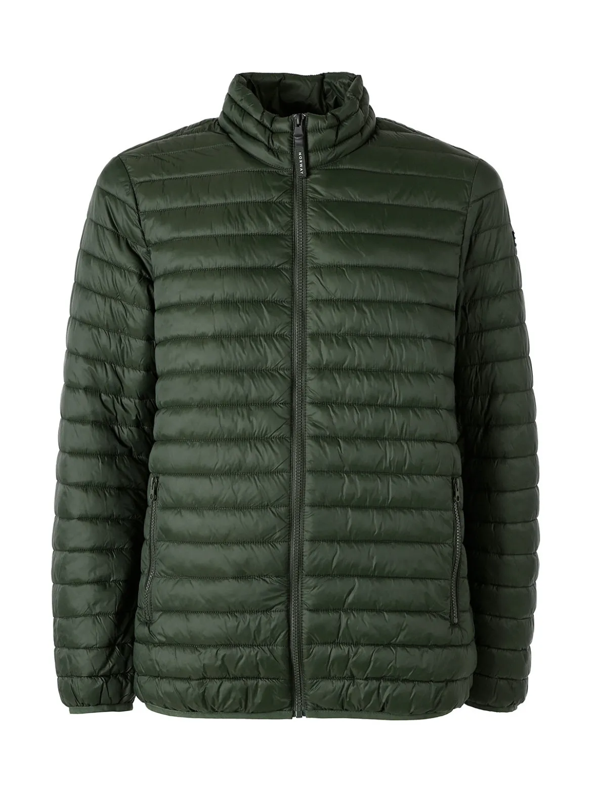 Norway Piumino leggero da uomo con zip - militare