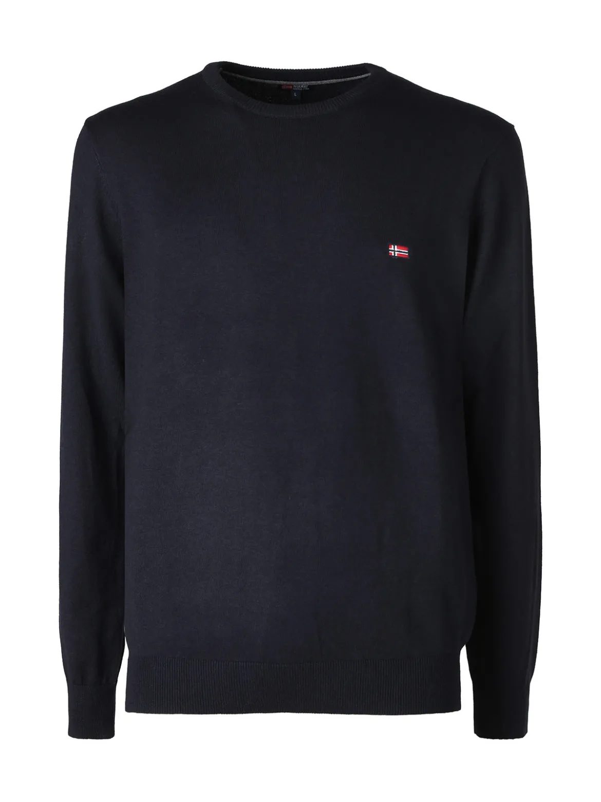 Norway Pullover girocollo da uomo in maglia - blu scuro
