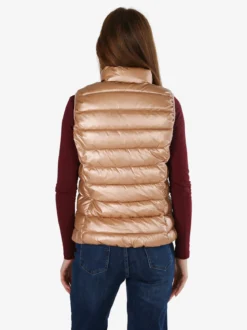 Norway Smanicato donna imbottito con zip - albicocca