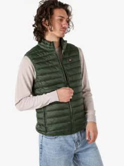 Norway Smanicato imbottito da uomo con zip - militare