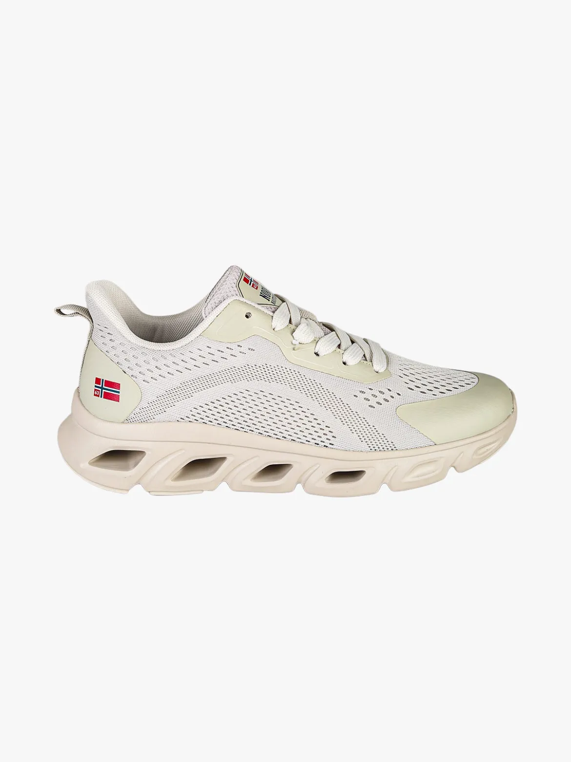 Norway Sneakers da donna sportive in tessuto - beige