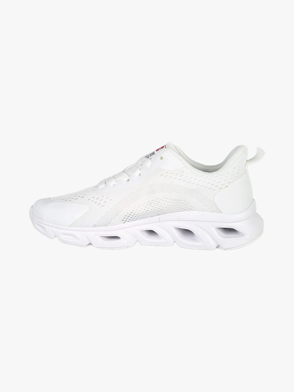 Norway Sneakers da donna sportive in tessuto - bianco