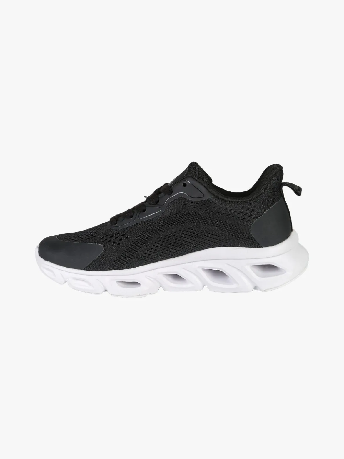 Norway Sneakers da donna sportive in tessuto - nero