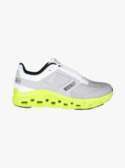 Norway Sneakers sportive da uomo con intersuola geometrica - grigio