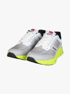 Norway Sneakers sportive da uomo con intersuola geometrica - grigio