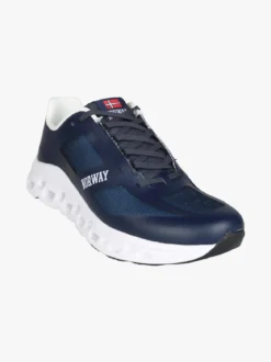 Norway Sneakers sportive da uomo con intersuola geometrica - blu scuro