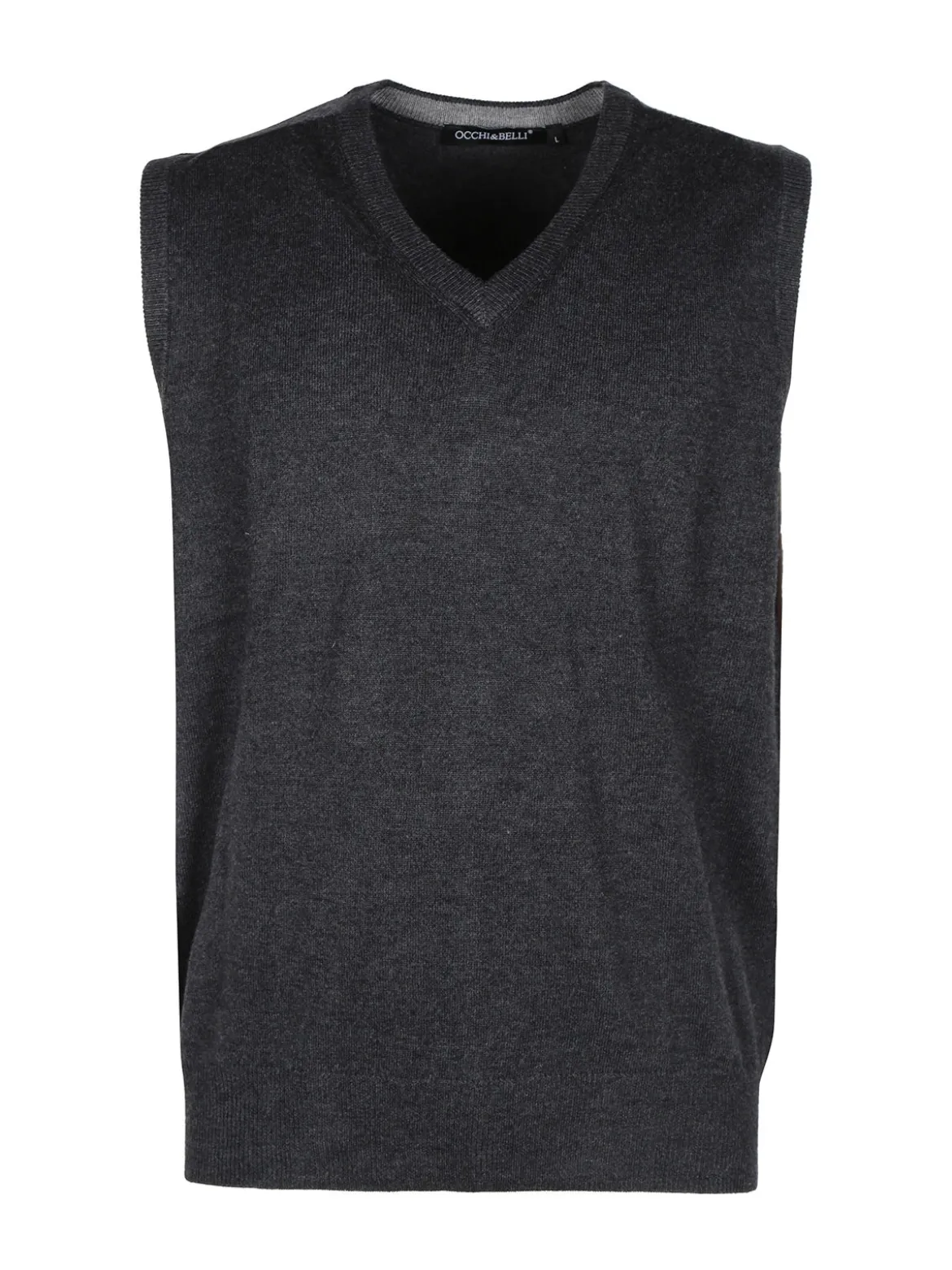 Occhi&Belli Gilet in maglia da uomo in misto cachemire