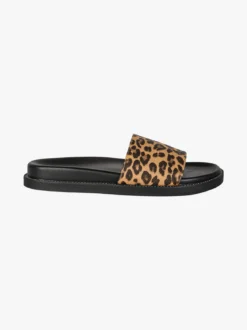 Olivia Ciabatte donna con fascia larga animalier - multicolore