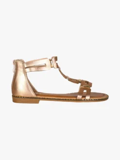 Olivia Sandali bassi da donna chiusi sul tallone con zip - rosa