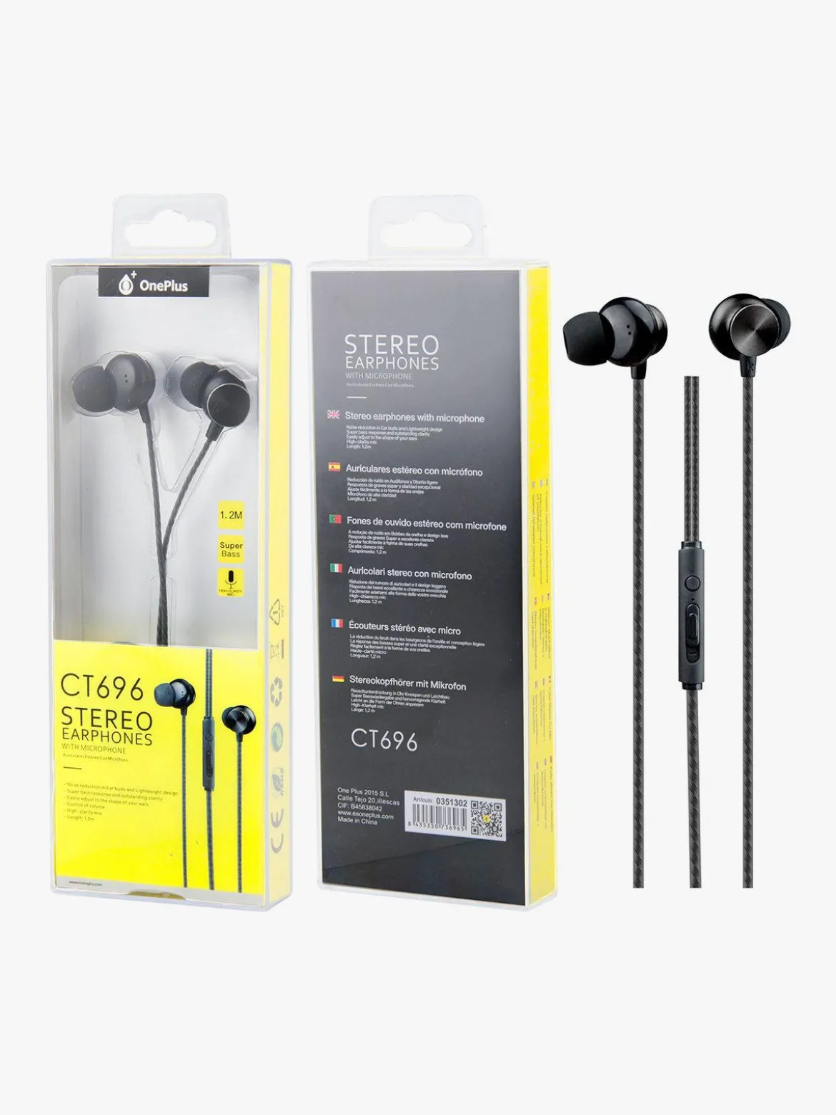 Oneplus Auricolari stereo con microfono