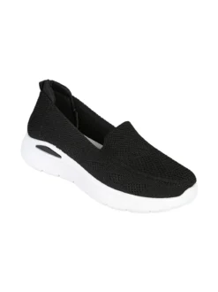 Original Marines Mocassini donna sportivi in tessuto con zeppa