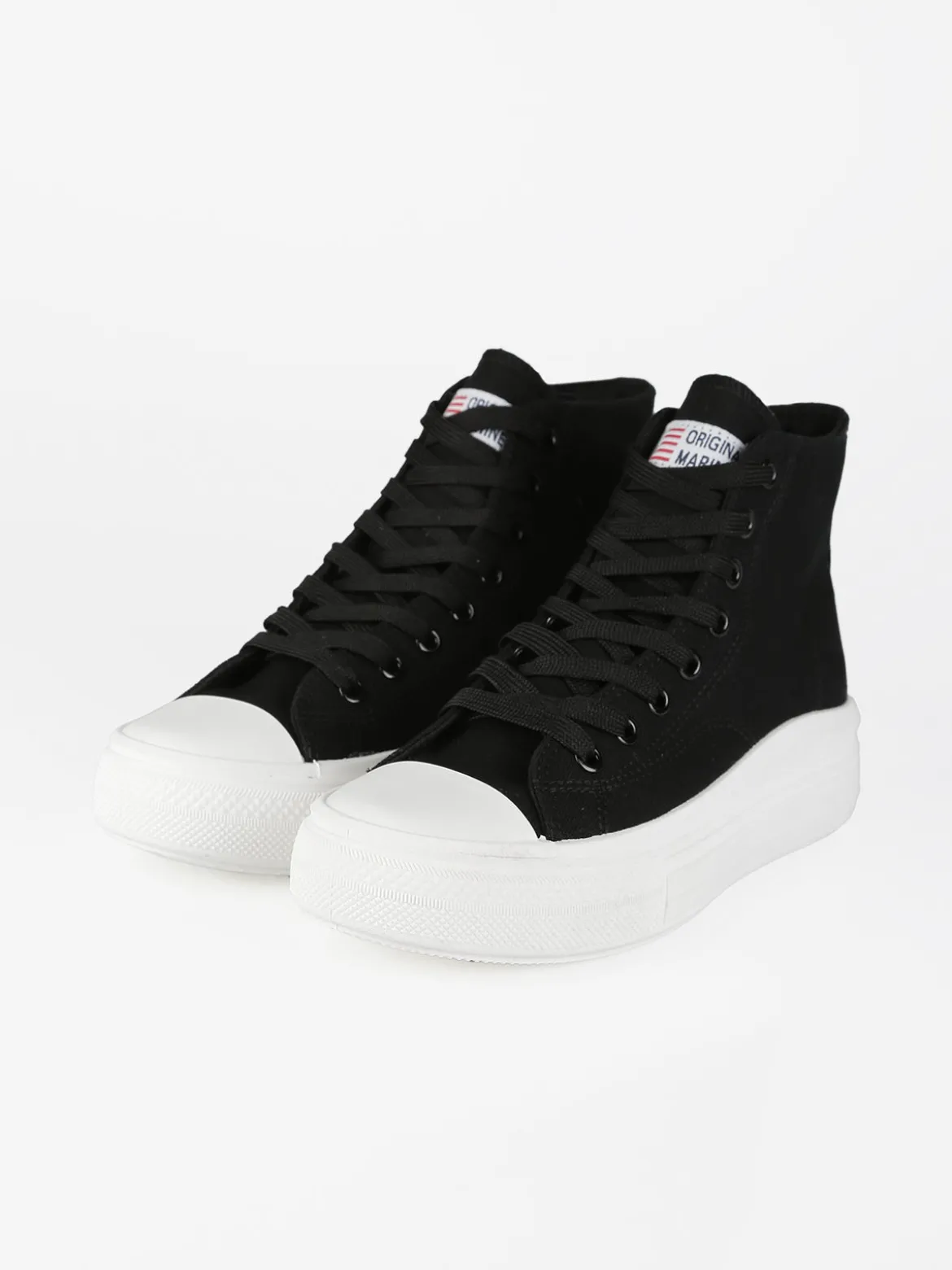 Original Marines Sneakers alte da donna con platform